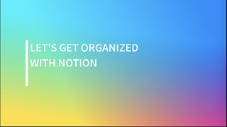 Unleash Your Productivity: Notion Mastery Made Easy 🚀 | Streamline Your Life!