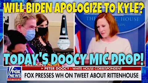 DOOCY MIC DROP 🤜 🎤 on Jen Psaki: "Will the President Ever Apologize to...Kyle Rittenhouse?"