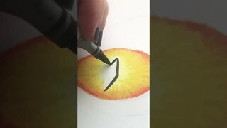 Dragon Eye Drawing with #copicmarker