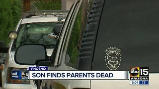 Son finds parents dead Monday morning in Phoenix home