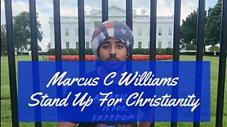 Marcus C Williams Stand Up For Christianity at The White House