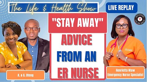 Stay Away! Advice from an Emergency Room Nurse #droteng