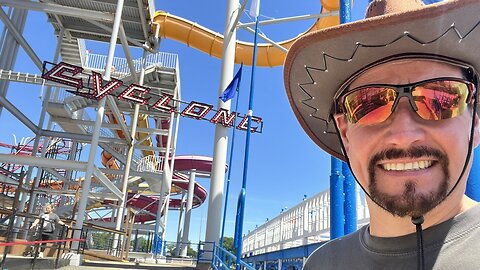 Off Ride Footage of CYCLONE at INDIANA BEACH, Monticello, Indiana, USA