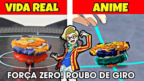 wizard fafnir roubando giro na vida real vs anime | o melhor beyblade pra roubar giro?