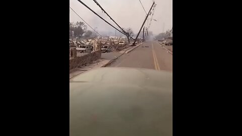 VIDEO FOOTAGE🎥🏡🔥ON THE AFTERMATH OF WILDFIRE APOCALYPSE IN LAHAINA MAUI🔥🏚️🔥🌳🔥💫