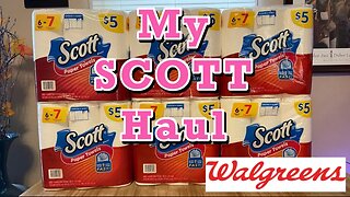 Walgreens and Scott paper towel #couponingwithdee #walgreens