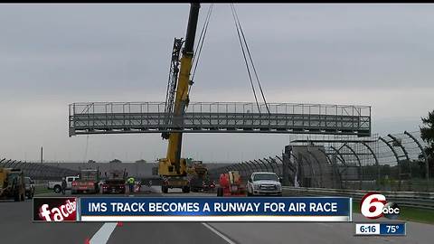 IMS track to become a runway for air race
