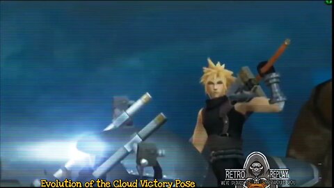 Evolution of - Cloud Strife victory pose...