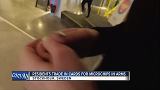 Sweden implants microchips