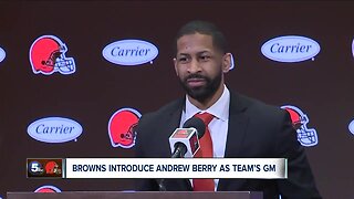 Browns introduce Andrew Berry as it's new general manager