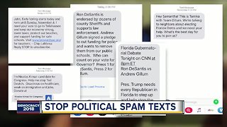 Campaigns target voters with unsolicited texts