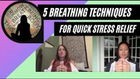 5 BREATHING TECHNIQUES FOR STRESS RELIEF | How You Breath Can Help Reduce Your Stress Levels