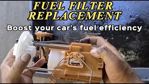 Improve your car's fuel average!!! | Toyota Camry Hybrid 2011 Fuel filter replacement