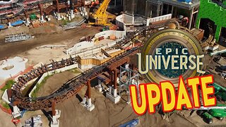 Epic Universe Construction Update | Major Progress On Super Nintendo World