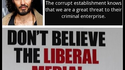 Russell Brand under attack by the corrupt lying MSM Channel 4 & The Times