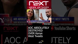 AOC ABSOLUTELY DESTROYED OVER Kanye West Tweets #shorts