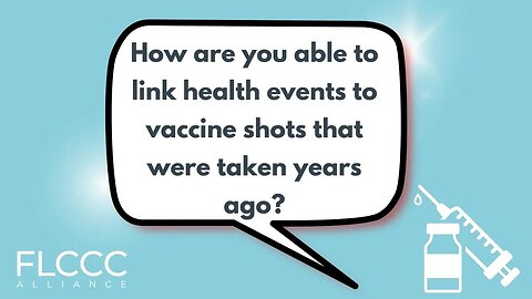 How are you able to link health events to vaccine shots that were taken years ago?