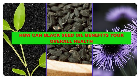 How Can Black Seed Oil Benefit Your Overall Health