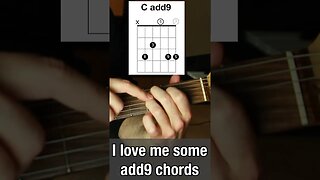 BEAUTIFUL guitar chord voicing - Cadd9