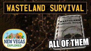 Fallout New Vegas | Wasteland Survival Guide All Locations Explored