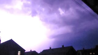Eye of the Thunder and Lightning Storm (4k uhd)
