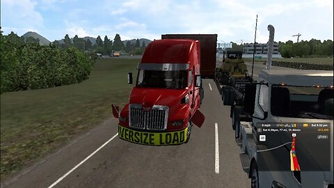 My Truck just got stuck while Moving The Giant Tech Part In American Truck Simulator - Truck videos