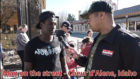 Man On The Street in Coeur D'Alene, ID @universityofutah #basketball #video #share #news #story