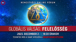 Globális válság. Felelősség | Nemzetközi online fórum. 2023. december 2.