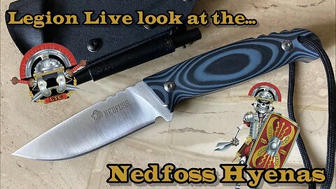 Legion live look at the NedFoss Hyenas fixed blade knife!