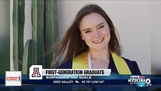 University of Arizona graduate the first in her family of twenty.