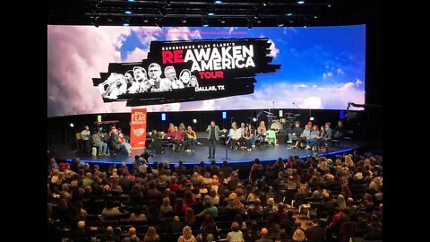 Pastor Todd Coconato speaks at the San Diego ReAwaken America Tour...