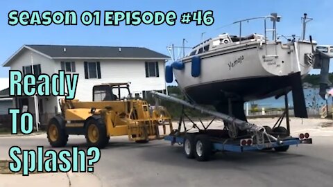 Touch Up Work Before Splashing Our Sailboat || Season 01 - Episode #46 ||