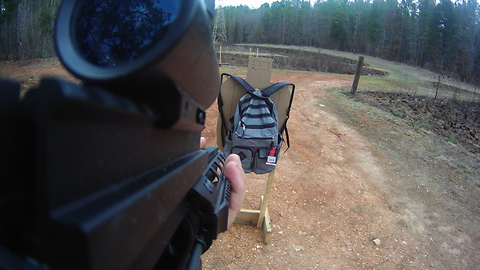 Can't believe this worked!!! Testing school BookBag and books for body armor.