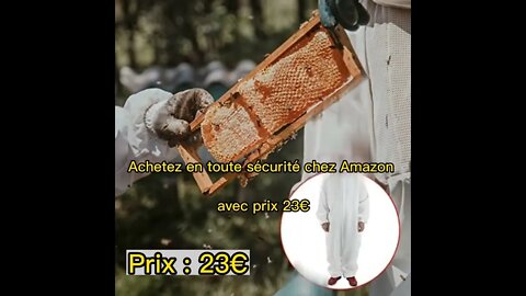 Combinaison d'apiculteur, lien Amazon : https://amzn.to/3uUVZ5r