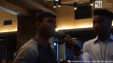 Black Student Takes Mic at Stanford, Disavows Leftist Lies, Then Declares "I'm Free"