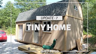 Tiny Home / Shop Build - Update 7 (Kitchen Cabinet, Drawers in Stairs)