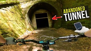 EXPLORING A SPOOKY TUNNEL & FINDING NEW MTB TRAILS!