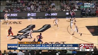 Terrance Ferguson off to hot start shooting in 2019