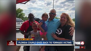 Southwest Florida couple gives back to tornado victims
