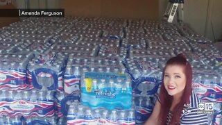 Mesa woman holding water drive in honor of brother