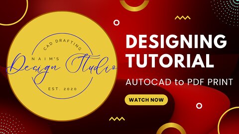 AutoCAD I Plot to PDF I DWG to PDF Tutorial