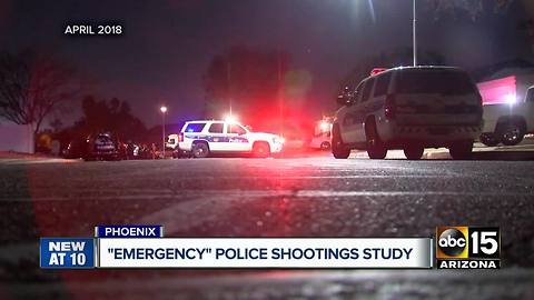 Phoenix police chief, city officials want study on spike of officer-involved shootings