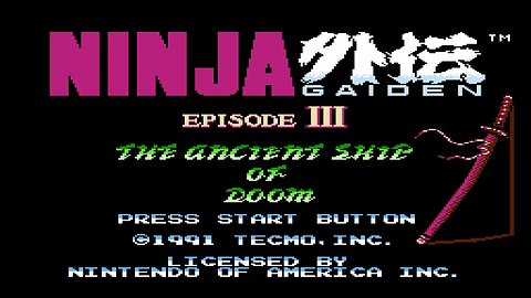 Ninja Gaiden III: The Ancient Ship of Doom (Full Game) [NES]