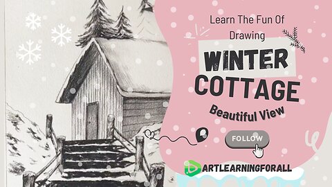 Discover the Magic of Drawing a Winter Wonderland 🏡❄️