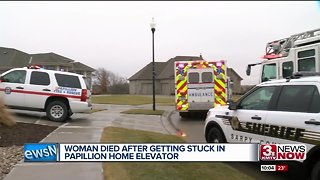 Papillion woman dead after getting stuck in home elevator