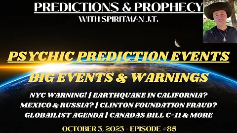 PSYCHIC PREDICTION EVENTS⚠️WARNINGS & BIG EVENTS! NYC ATTACK? QUAKE IN CALI? CLINTON FRAUD & MORE!