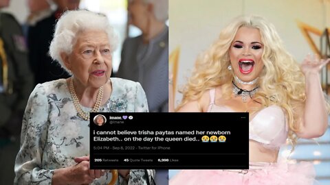 Trisha Paytas Names Baby Elizabeth After Queen Elizabeth Passes Away