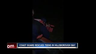 Teens rescued by Coast Guard in Hillsborough Bay