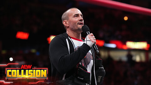 HE'S BACK! @CMPunk returns on #AEWCollision!