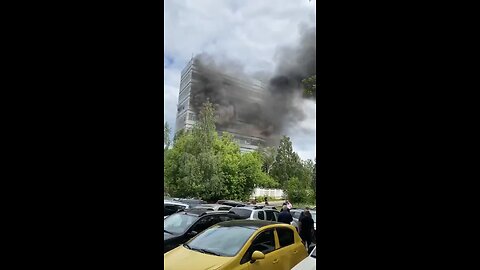 A significant fire at the NII Platan facility, a defense electronics producer center in Russia.